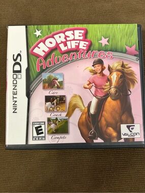 Nintendo DS Game: Horse Life Adventures a Simulation Game by Valcon from 2009